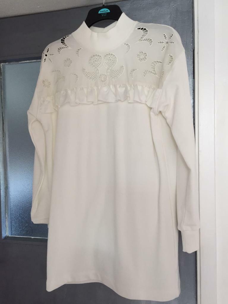 river island grey jumper dress